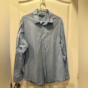 Roberto Cavalli Light Blue Men's Button-Up Dress Shirt